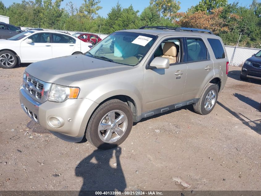 2011 Ford Escape Limited VIN: 1FMCU0EG2BKA12516 Lot: 40133998