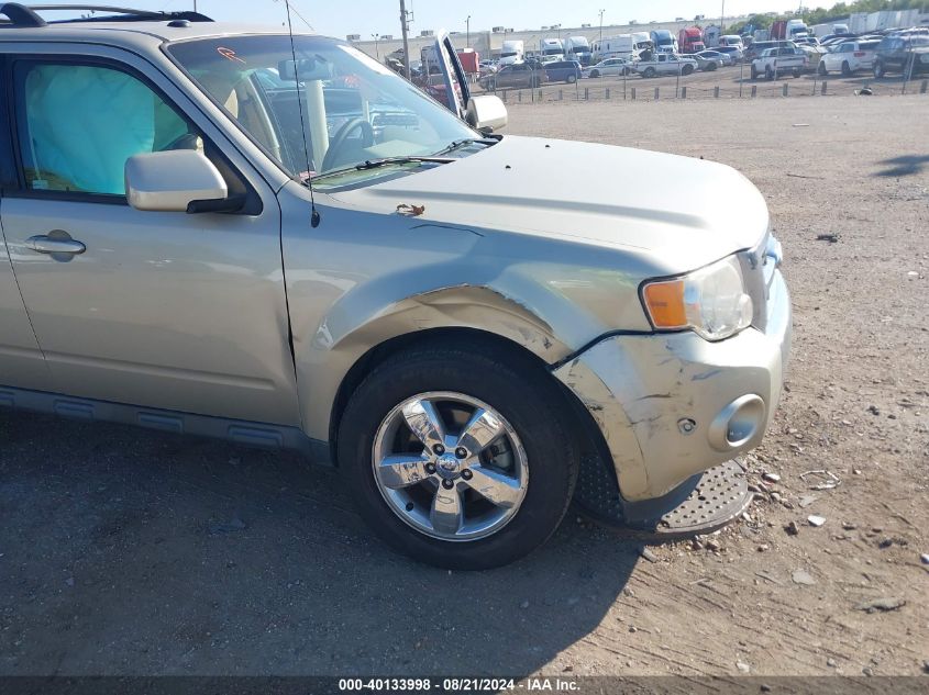 2011 Ford Escape Limited VIN: 1FMCU0EG2BKA12516 Lot: 40133998