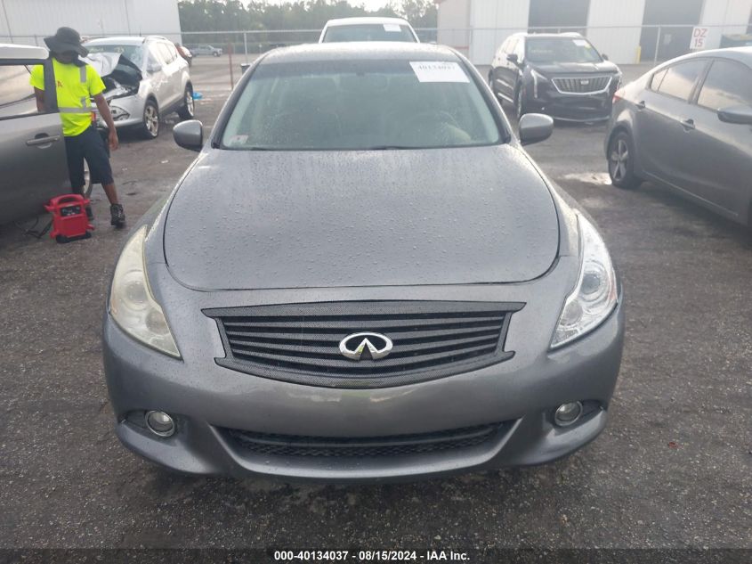 2012 Infiniti G25X VIN: JN1DV6AR3CM862471 Lot: 40134037