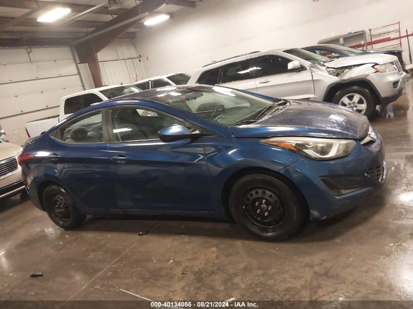 2016 Hyundai Elantra Se VIN: 5NPDH4AE6GH747370 Lot: 40134055