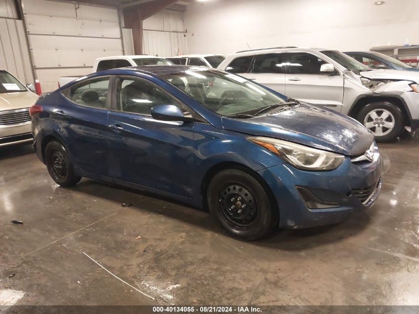 2016 HYUNDAI ELANTRA SE - 5NPDH4AE6GH747370