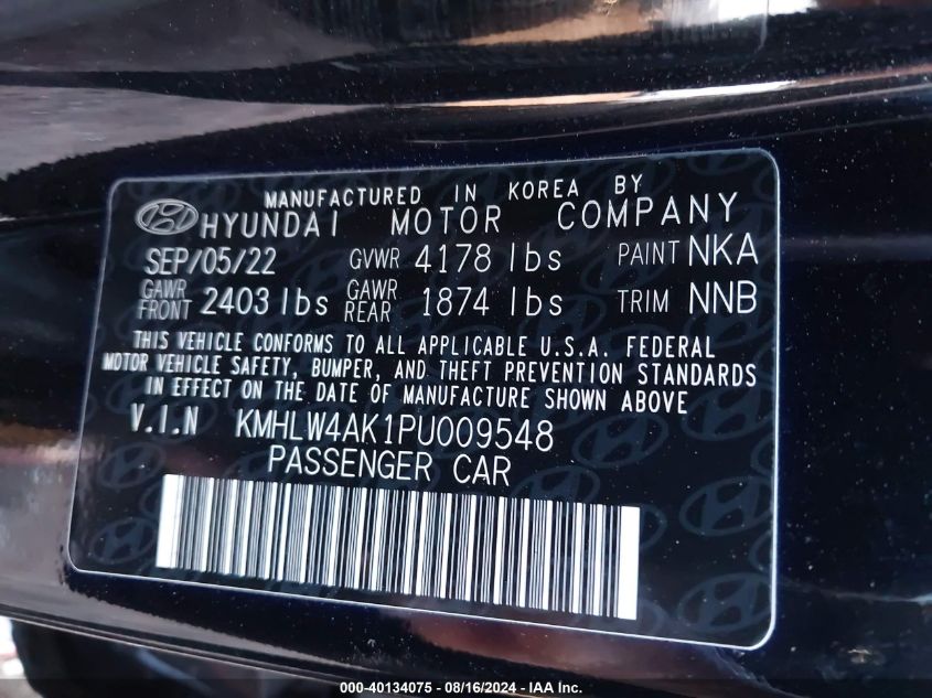 2023 Hyundai Elantra N VIN: KMHLW4AK1PU009548 Lot: 40134075