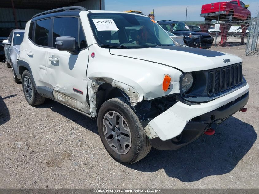 2016 Jeep Renegade Trailhawk VIN: ZACCJBCT2GPD18881 Lot: 40134083