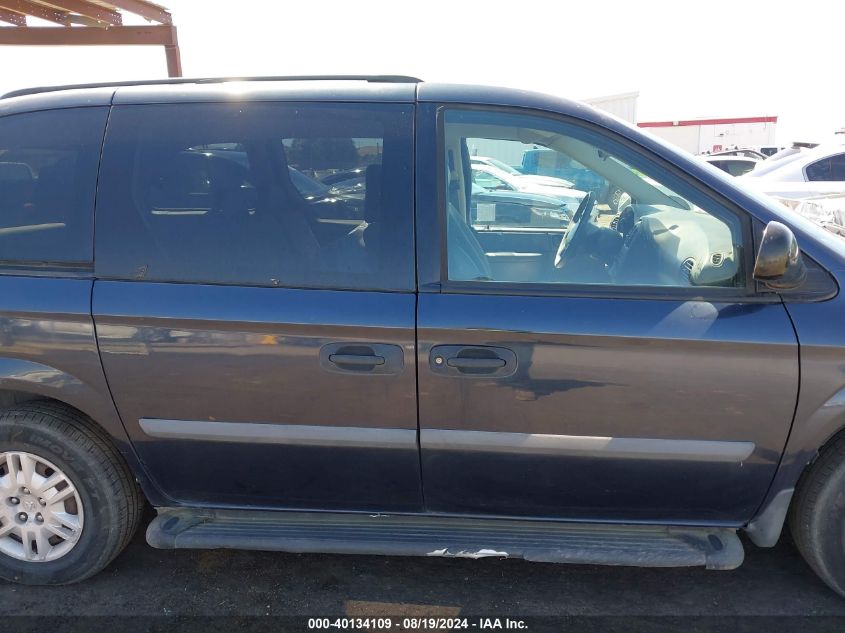 2007 Dodge Caravan Se VIN: 1D4GP25R47B244538 Lot: 40134109