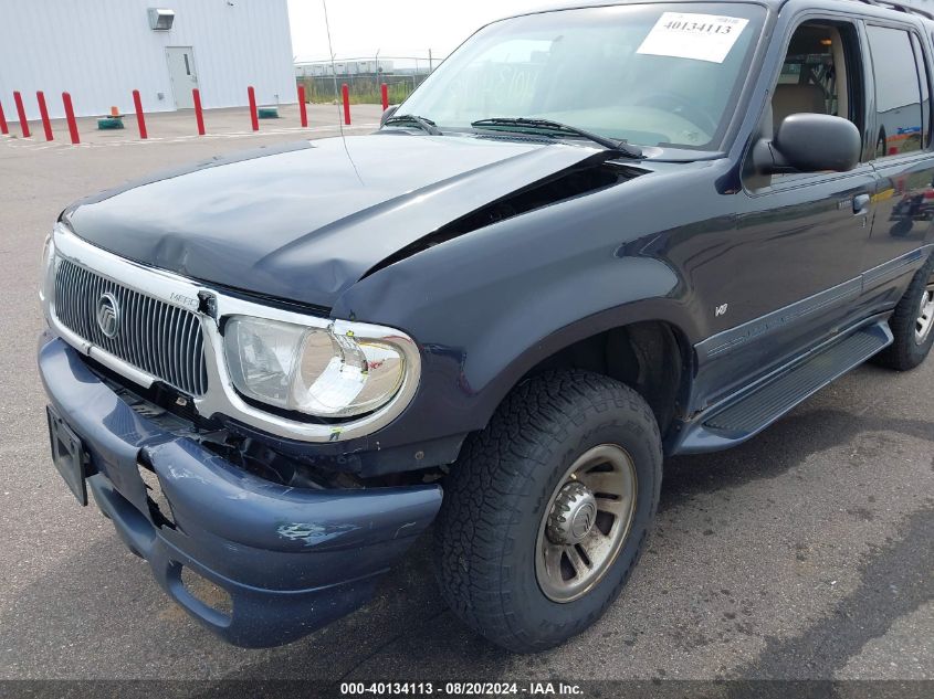 2000 Mercury Mountaineer VIN: 4M2ZU86P1YUJ06941 Lot: 40134113