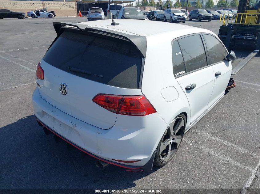 2017 Volkswagen Golf Gti Autobahn 4-Door/S 4-Door/Se 4-Door/Sport 4-Door VIN: 3VW4T7AU2HM045014 Lot: 40134130