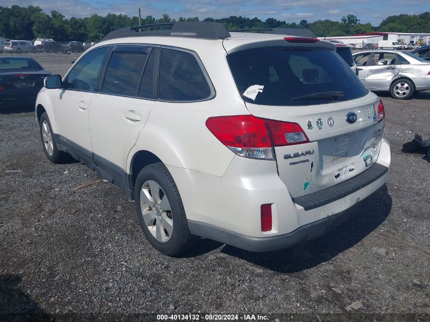 2012 Subaru Outback 2.5I Premium VIN: 4S4BRBCC5C3262577 Lot: 40134132