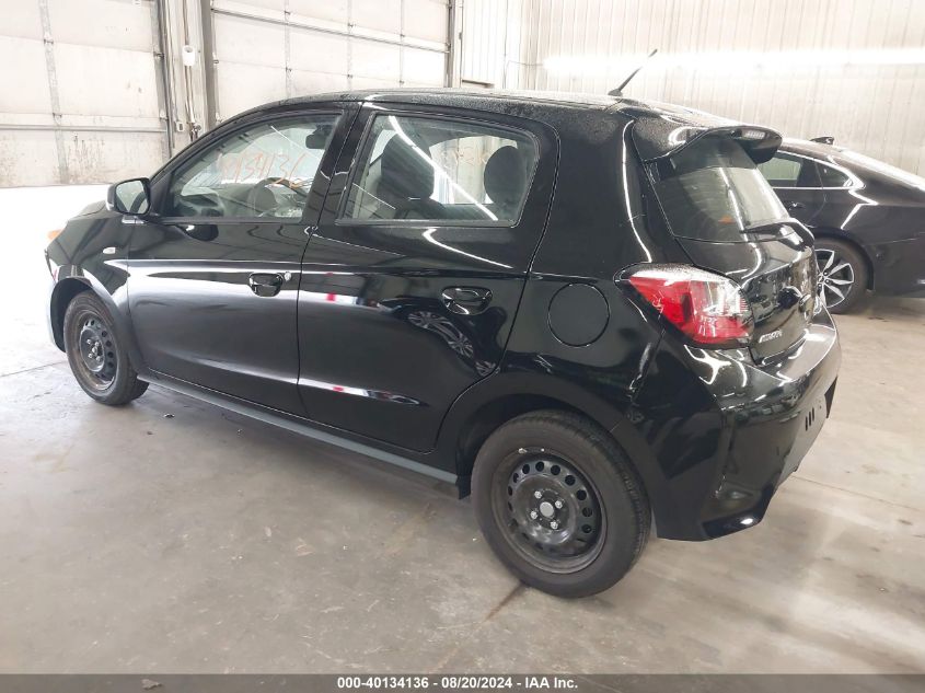 2024 Mitsubishi Mirage Es/Le VIN: ML32AUHJ5RH009157 Lot: 40134136