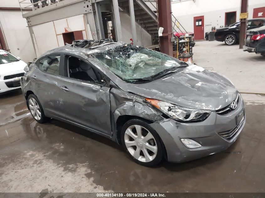 2013 Hyundai Elantra Limited VIN: 5NPDH4AE2DH395447 Lot: 40134139