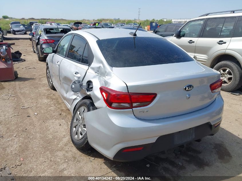 2020 Kia Rio Lx/S VIN: 3KPA24AD3LE283142 Lot: 40134242