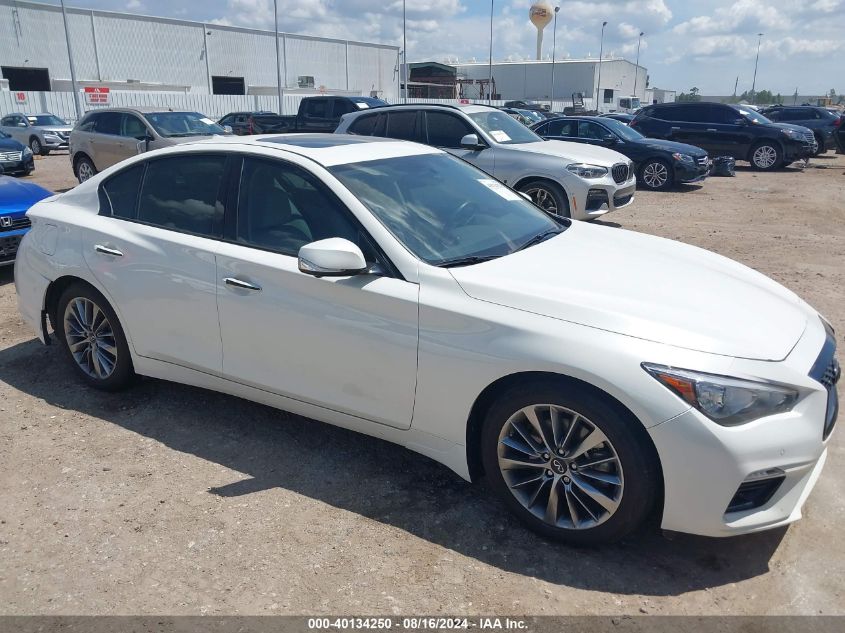 2023 Infiniti Q50 Luxe VIN: JN1EV7BP3PM511010 Lot: 40134250