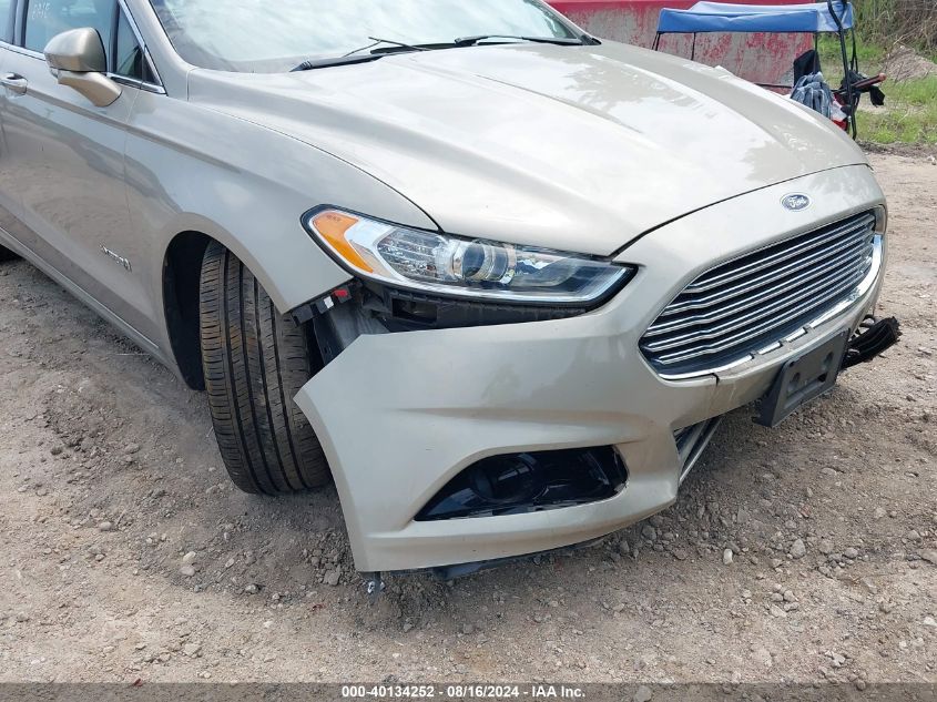 2015 Ford Fusion Titanium Hybrid VIN: 3FA6P0RU1FR134414 Lot: 40134252