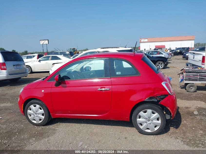 2015 Fiat 500 Pop VIN: 3C3CFFAR8FT504307 Lot: 40134253