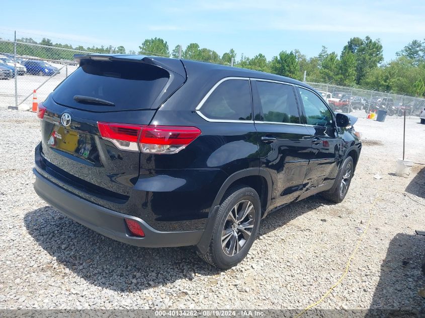 2019 Toyota Highlander Le VIN: 5TDZZRFH4KS359592 Lot: 40134262