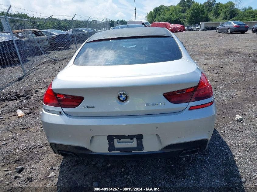 2013 BMW 650I Gran Coupe xDrive VIN: WBA6B4C54DD098058 Lot: 40134267