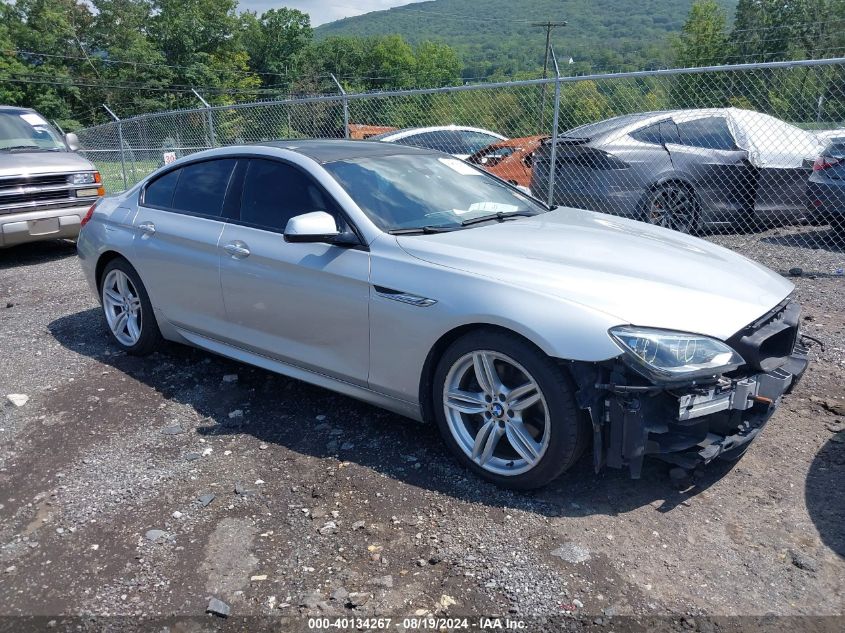 2013 BMW 650I Gran Coupe xDrive VIN: WBA6B4C54DD098058 Lot: 40134267