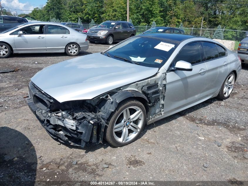 2013 BMW 650I Gran Coupe xDrive VIN: WBA6B4C54DD098058 Lot: 40134267