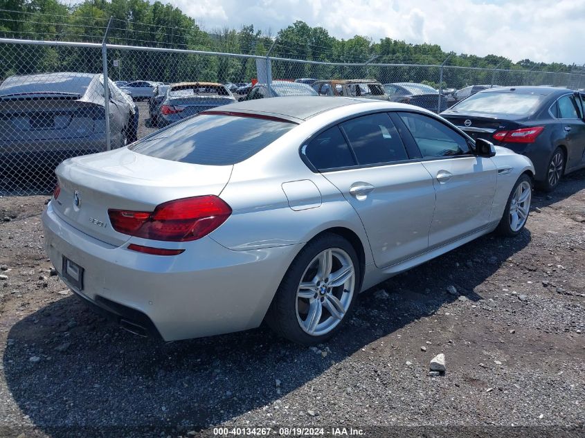 2013 BMW 650I Gran Coupe xDrive VIN: WBA6B4C54DD098058 Lot: 40134267