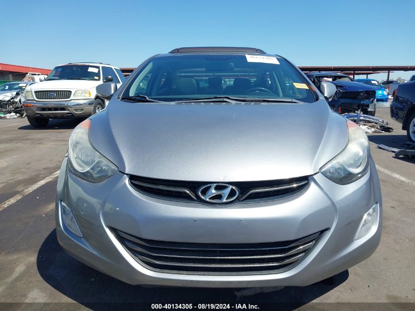 2013 Hyundai Elantra Limited VIN: KMHDH4AE8DU516595 Lot: 40134305