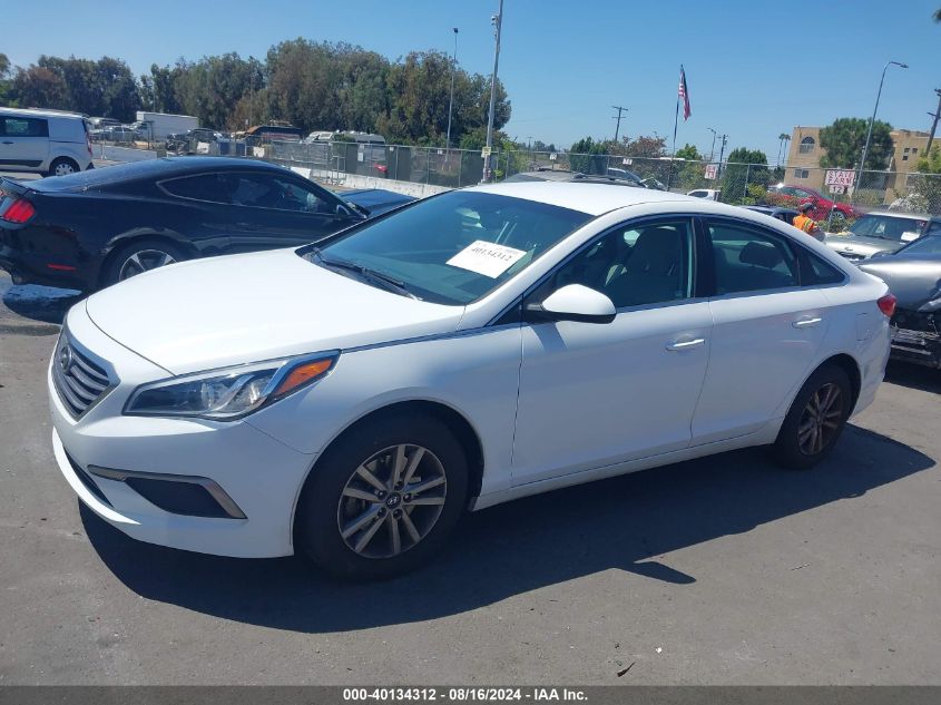 2017 Hyundai Sonata Se VIN: 5NPE24AF3HH566727 Lot: 40134312