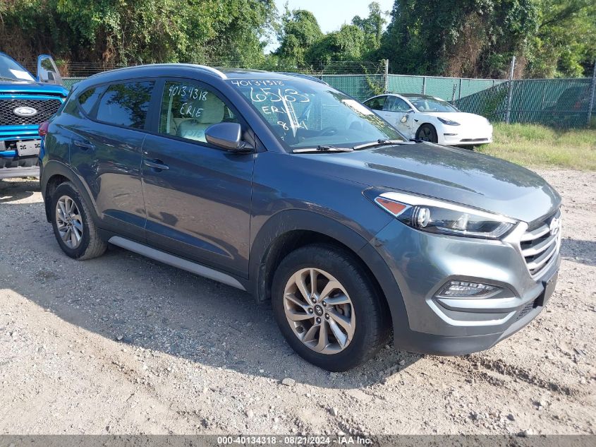 2017 Hyundai Tucson Limited/Sport And Eco/Se VIN: KM8J3CA4XHU436563 Lot: 40134318