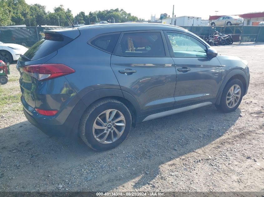 2017 Hyundai Tucson Limited/Sport And Eco/Se VIN: KM8J3CA4XHU436563 Lot: 40134318