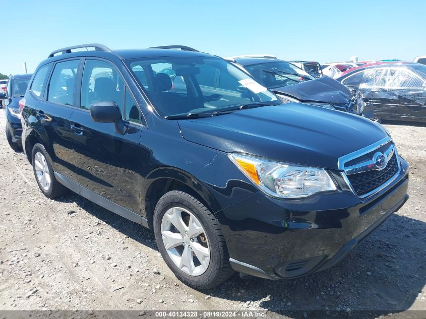 2015 Subaru Forester 2.5I VIN: JF2SJABC7FH806741 Lot: 40134328