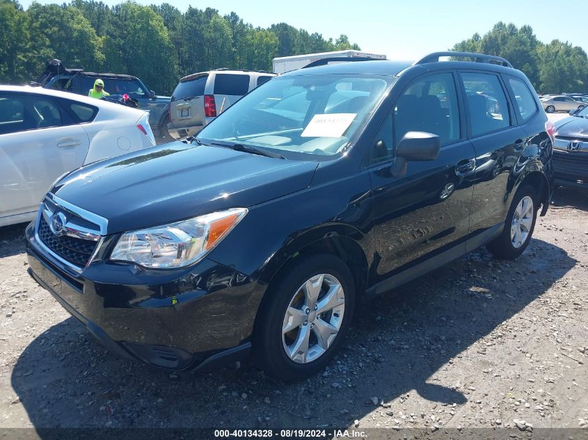 2015 Subaru Forester 2.5I VIN: JF2SJABC7FH806741 Lot: 40134328