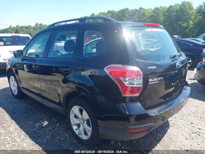 2015 Subaru Forester 2.5I VIN: JF2SJABC7FH806741 Lot: 40134328