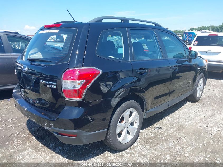 2015 Subaru Forester 2.5I VIN: JF2SJABC7FH806741 Lot: 40134328