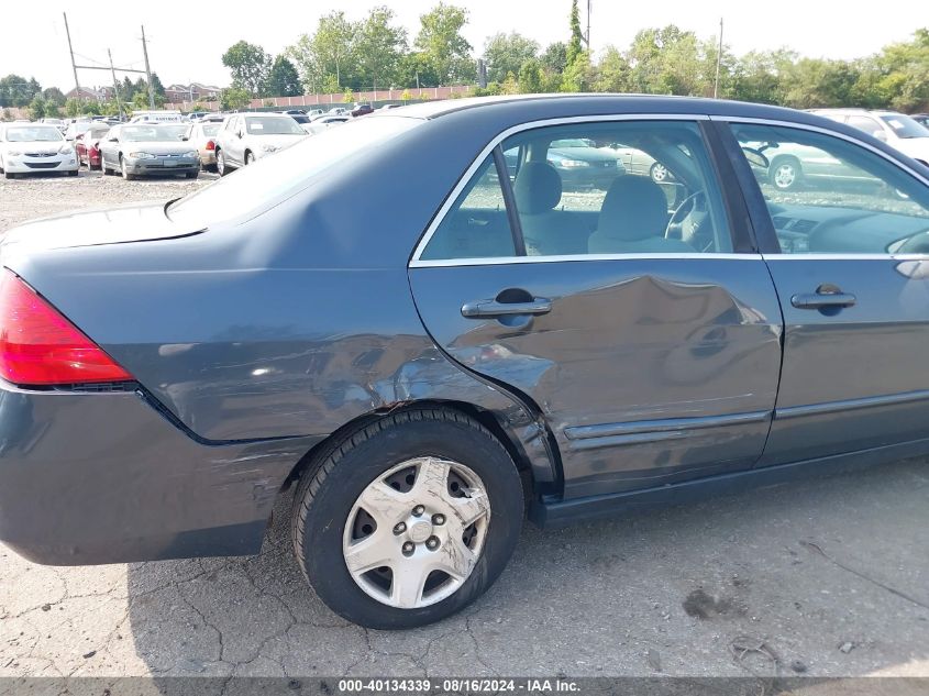 2006 Honda Accord 2.4 Lx VIN: 1HGCM56486A155800 Lot: 40134339