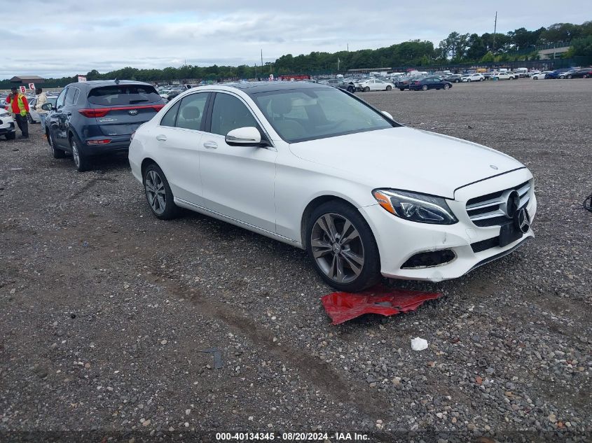 55SWF4KB9GU104107 2016 MERCEDES-BENZ C CLASS - Image 1