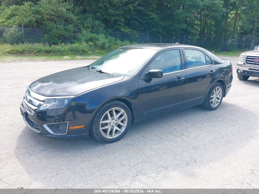 2012 Ford Fusion Sel VIN: 3FAHP0CG6CR370466 Lot: 40134366