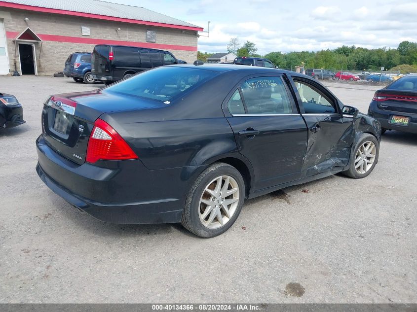 2012 Ford Fusion Sel VIN: 3FAHP0CG6CR370466 Lot: 40134366