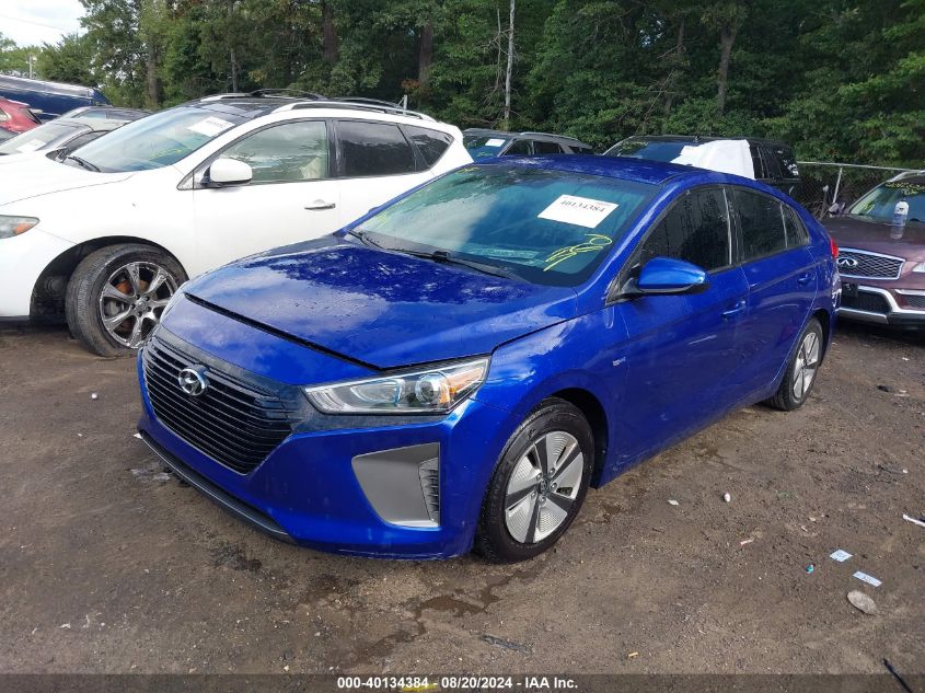 2019 Hyundai Ioniq Hybrid Blue VIN: KMHC65LC3KU180239 Lot: 40134384