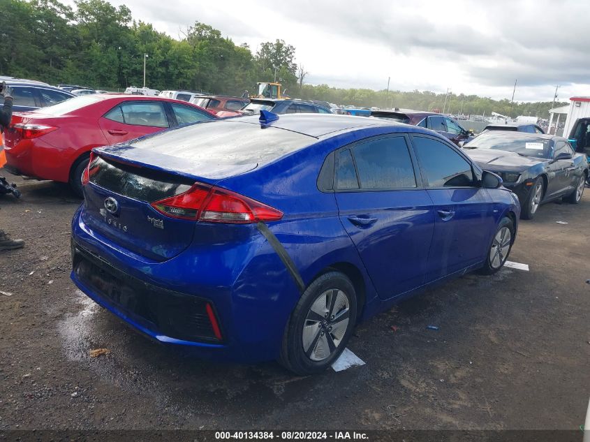 2019 Hyundai Ioniq Hybrid Blue VIN: KMHC65LC3KU180239 Lot: 40134384