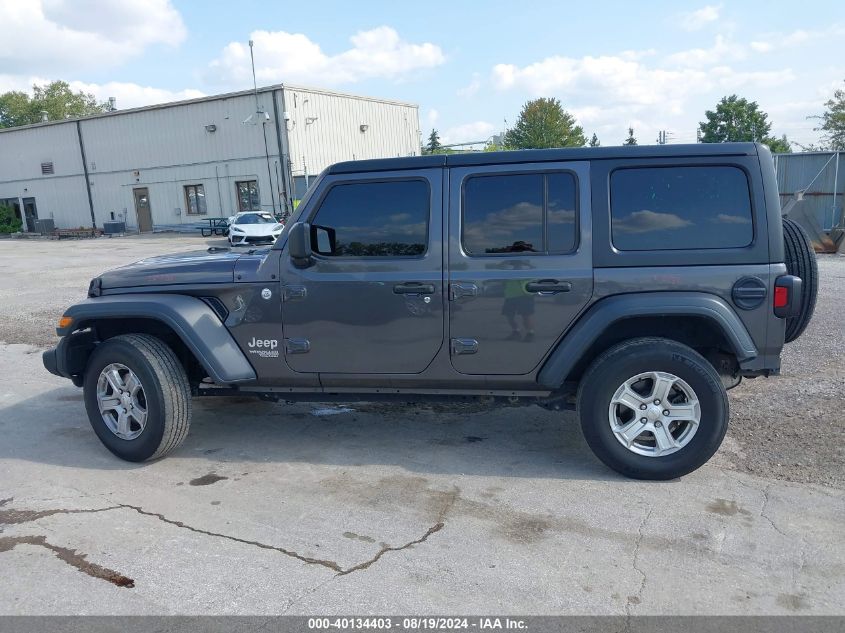 2018 Jeep Wrangler Unlimited Sport S 4X4 VIN: 1C4HJXDN7JW222628 Lot: 40134403