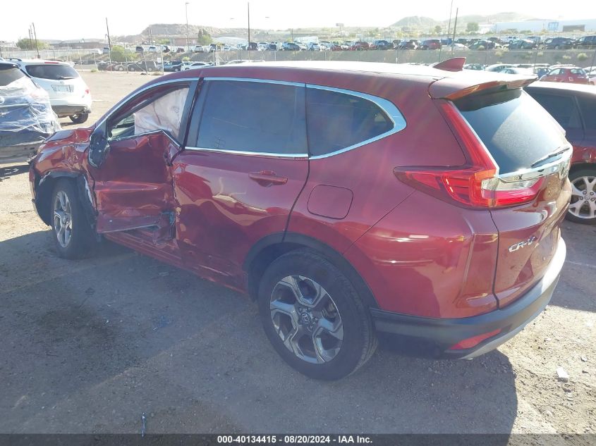 2017 Honda Cr-V Exl VIN: 2HKRW2H82HH629687 Lot: 40134415