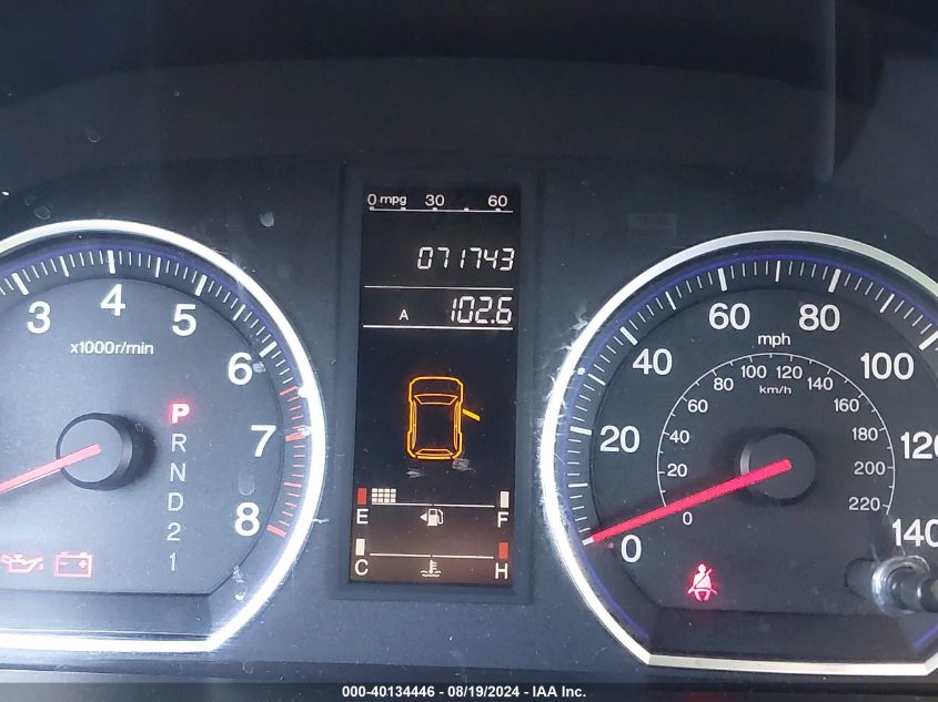 2007 Honda Cr-V Lx VIN: JHLRE38367C079758 Lot: 40134446