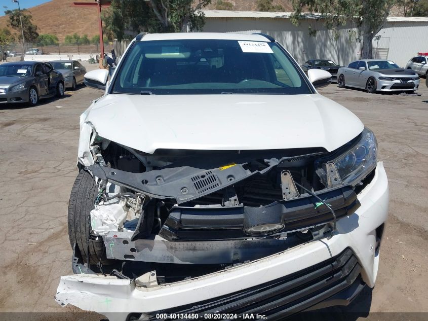 2018 Toyota Highlander Se VIN: 5TDKZRFH4JS544354 Lot: 40134450