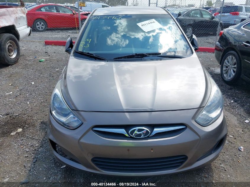 2013 Hyundai Accent Gls VIN: KMHCT4AE5DU544025 Lot: 40134466