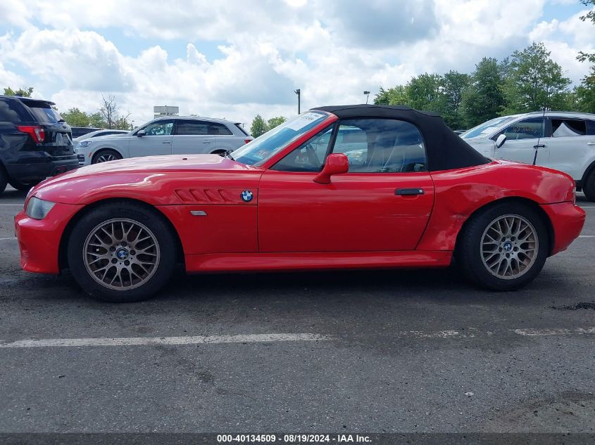 2000 BMW Z3 2.3 VIN: 4USCH9343YLF84202 Lot: 40134509