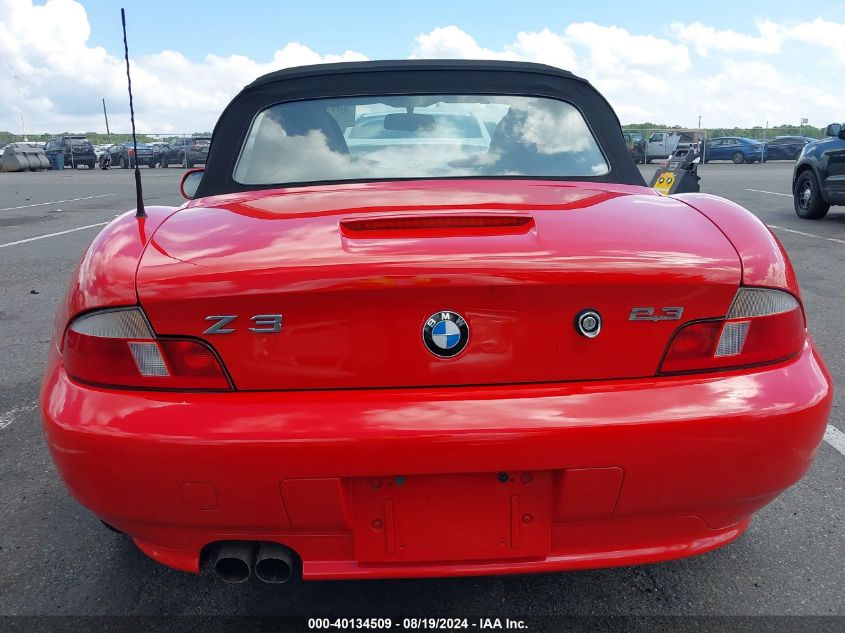 2000 BMW Z3 2.3 VIN: 4USCH9343YLF84202 Lot: 40134509