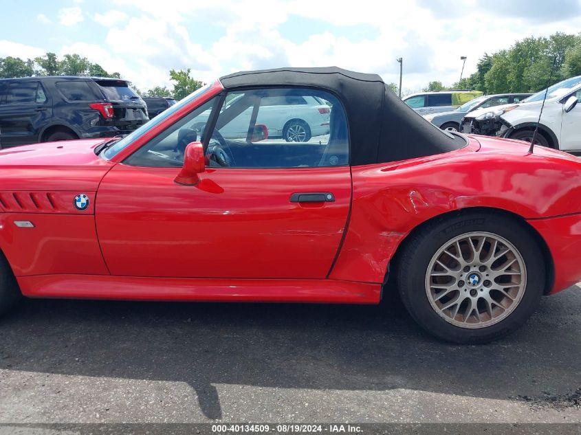 2000 BMW Z3 2.3 VIN: 4USCH9343YLF84202 Lot: 40134509