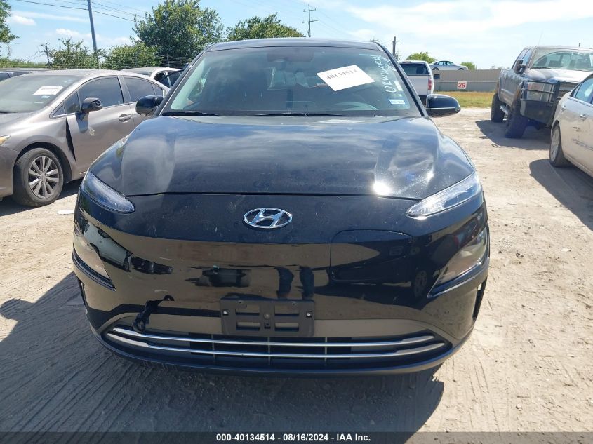 2023 Hyundai Kona Electric Se VIN: KM8K23AG1PU186534 Lot: 40134514