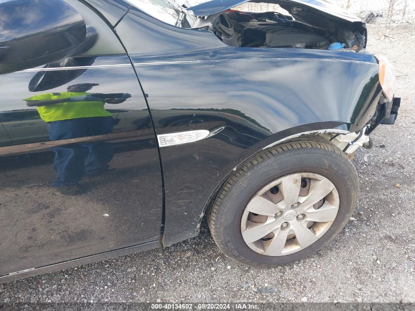 2010 Hyundai Accent Blue/Gs VIN: KMHCM3AC6AU178304 Lot: 40134602