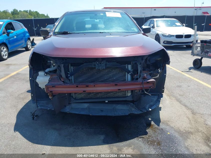 2012 Ford Fusion S VIN: 3FAHP0GA6CR141923 Lot: 40134612