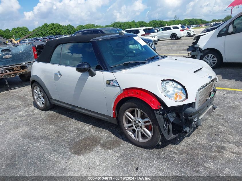 2013 Mini Convertible Cooper S VIN: WMWZP3C56DT705026 Lot: 40134619