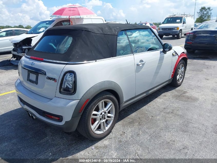 2013 Mini Convertible Cooper S VIN: WMWZP3C56DT705026 Lot: 40134619