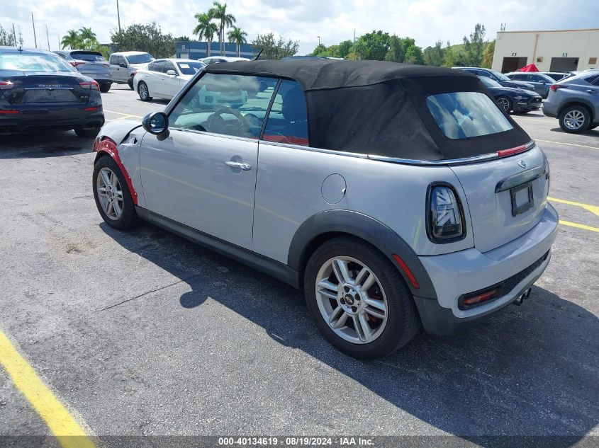 2013 Mini Convertible Cooper S VIN: WMWZP3C56DT705026 Lot: 40134619